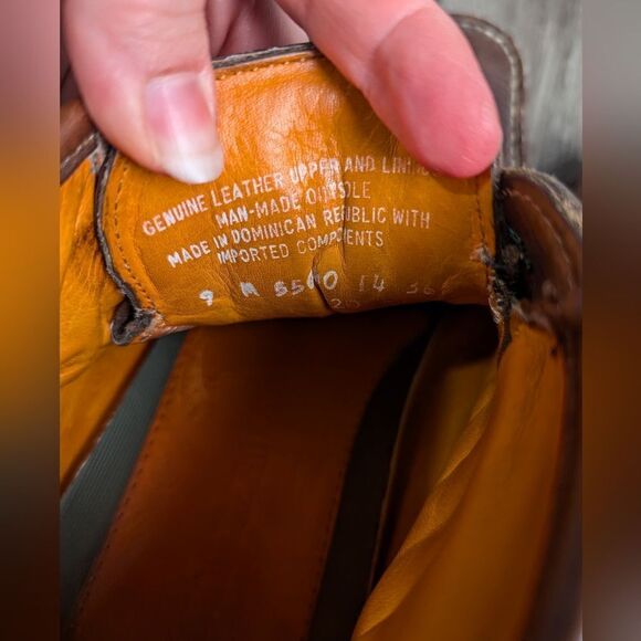 Timberland Vintage Brown leather goretex lace up hunting boots mens 9 - Picture 7 of 9